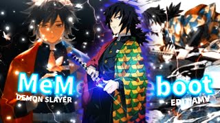 👺Demon slayer-TOMIOKA-❄🌊Memory Reboot [Amv/ Edit]