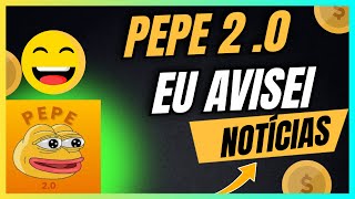 VOCÊ PERDE A PEPECOIN? A PEPE2.0 ESTA EXPLODINDO. ATH CHEGANDO. NÃO PARA DE SUBIR. 1$ PODE VIRAR 1M