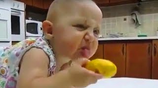 LEMON-EATING BABY