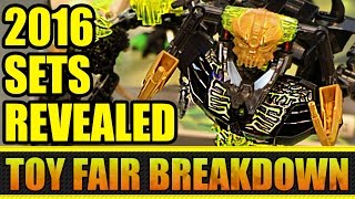 Bionicle 2016 Summer Wave Breakdown (Toy Fair 2016)