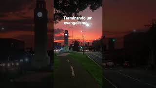 Terminando um trabalho abençoado de evangelismo na rua, Campo Grande - MS