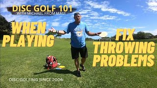 LEARN TO FIX YOUR THROWING PROBLEMS // DISC GOLF 101