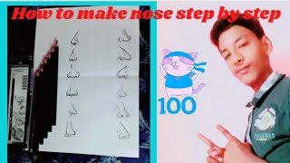 How to draw nose for beginners Tutorial