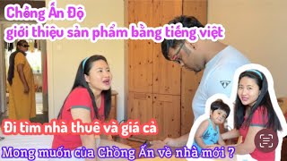 284| Mong muốn của Chồng Ấn Độ về nhà mới? Hai cha con khui thùng đồ|Prakash giới thiệụ Tiếng Việt