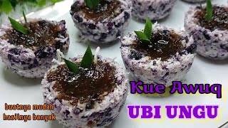 KUE AWUG UBI UNGU‼️ Si mungil yang manis, cantik dan pastinya sangat enak.