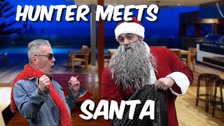 Hunter meets Santa