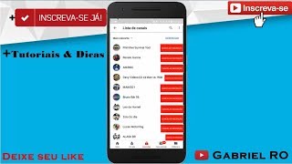 Como se Desinscrever de todos canais do youtube 2018
