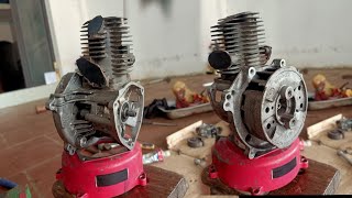 Secret !! Top videos about making and recycling old things. Restore discarded lawn generator engine.