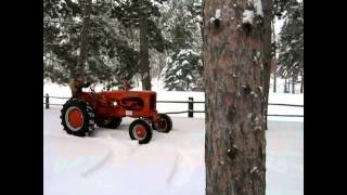 Allis Chalmers WD45 Diesel Snow Fun