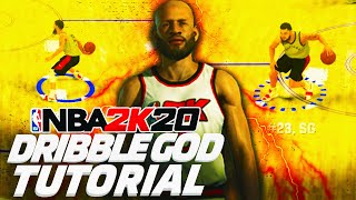 DRIBBLE GOD TUTORIAL W/ HANDCAM ON NBA 2K20 | EASIEST TUTORIAL TO BECOME A GOAT ON NBA 2K20