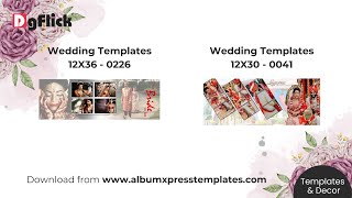 Ready Album Templates | Wedding Templates 12X36 | Wedding Templates 12X30