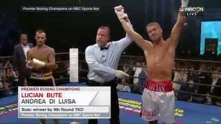 Lucian Bute wins by knockout in return vs Andrea Di Luisa