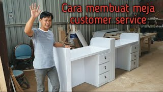 Membuat meja customer service