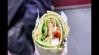 China Street Food: Baojiaobu(包角布) Chinese Breakfast Crepe in Shanghai