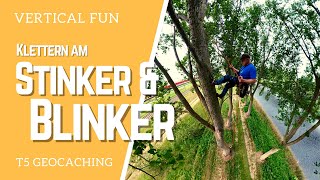 Klettern am Stinker und Blinker in Belgien - T5 Geocaching - #VerticalFun