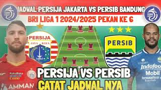 LINE UP MENGERIKAN PERSIJA VS PERSIB - BRI LIGA 1 PEKAN KE 6 - 7 ASING PERSIJA DI MAIN KA - PERSIJA