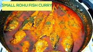 SMALL ROHU FISH CURRY,chhoti machhli aasani se ban jayegi aur swad mein koi kami nai aayegi