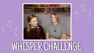 Stowarzyszenie szalików, czyli WHISPER CHALLENGE