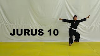 Jurus 10 Pencak Silat Kategori Tunggal