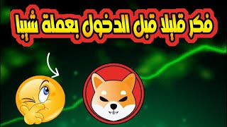 فكر قليلا قبل الدخول بعملة شيبا / ملاحظة خطيرة قد تكون غائبة عنكم