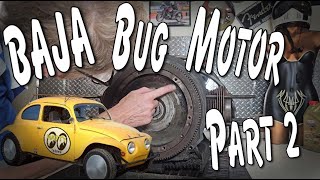 Removing the clutch and flywheel with Return of the Bug Eyed Baja Bug! Part 2