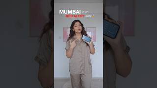 GRWM while Mumbai is on red alert due to heavy rains ⛈️🚨 #ashortaday #shorts