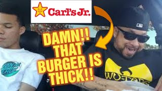 CARL'S JR JALEPENO THICK BURGER REVIEW | BALLIN' ON A BUDGET!!