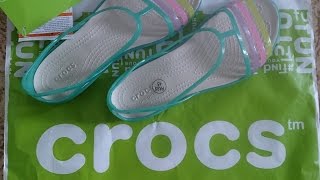 Обувь  CROCS Крокс ОБЗОР - Women’s Crocs Isabella Sandal Shoes CROCS Review