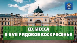 СВ.МЕССЫ В XVII РЯДОВОЕ ВОСКРЕСЕНЬЕ 28.07.2024 в 10.45 и 12.00