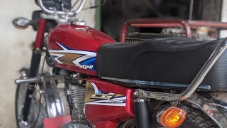 Honda 125cc Motorcycle Genuine paint | Restoration | bike repairing | Pak wheels | pk bike