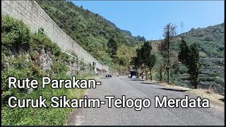 PARAKAN-CURUK SIKARIM-BUKIT TELOGO CEBONG-TELOGO WARNA-DIENG PARK-TELOGO MERDOTO-BATU ANGGRUK