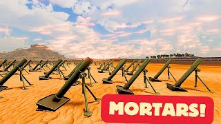 1 MILLION ZOMBIES vs 1000 MORTARS |  UEBS 2