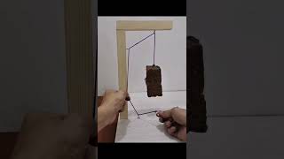 Suspended stone mechanism #shorts #mechanism #mechanismsdesign #mechanismrevealed #diy #tryitout