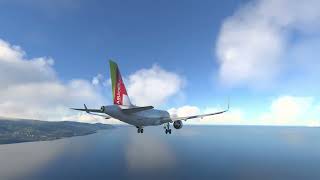 MSFS2020 Landing in Madeira Funchal with FBW A320NX / 4K HDR Ultra