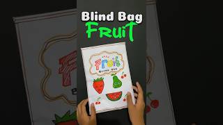 Fruit squishy blind bag paper craft #shorts #blindbag #squishy #asmr #shortvideo