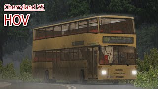 OMSI | Cherryland V5 | HOV | MAN SD202 (D86) | HEAVY RAIN | Additional Bus