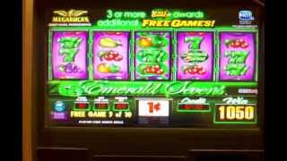 Megabucks Emerald Sevens bonus ~ IGT