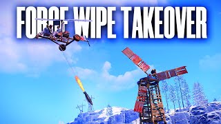 HOW WE TOOK OVER FORCE WIPE ON A ZERG INFESTED SERVER... - RUST