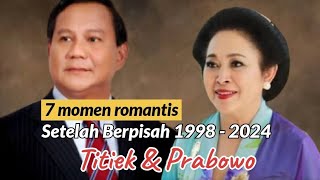 Momen-momen indah Titiek & Prabowo setelah berpisah | 1998-2024