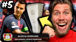 FINALE av EUROPA LEAGUE avslutter FØRSTE SESONG 👀🏆 (Bayer Leverkusen Karrieremodus) #5