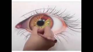 Amazing ‪#‎eyestudy‬ drawing (progress video)