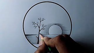 Circle Drawing - Circle Nature Drawing Pictures☘️