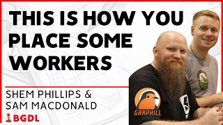 How to design a worker placement game with Shem Phillips & Sam Macdonald