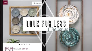 Look for Less || Joss & Main Dupe || modern farmhouse decor || trash to treasure