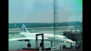 Air France Concorde at  ARN 1986-04-13