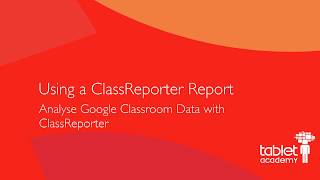 ClassReporter - Using a Report