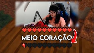 🍃 O momento em que QUASE morri por meio coração no Minecraft