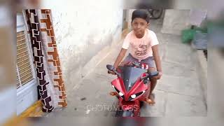 Chotu rides a bike #shorts #viral #bike #like #newchannel #share