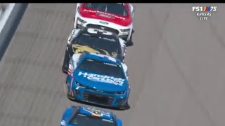 LARSON NEARLY WRECKS HIMSELF AGAIN - 2023 ADVENT HEALTH 400 NASCAR CUP SERIES AT KANSAS