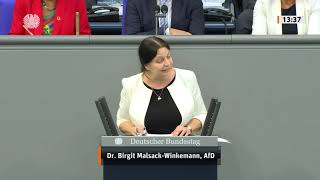 Milliardenverschwendung im Auswärtigen Amt! Bundestagsrede Dr. Birgit Malsack-Winkemann